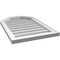 Ekena Millwork Octagonal Top Surface Mount PVC Gable Vent w/ 2"W x 1-1/2"P Brickmould Frame, 20"W x 30"H GVPOT20X3002SN - alternate 2
